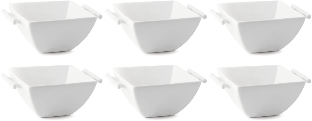 BonBistro Soepkommen / Kommen Yong Squito med Håndtag 14 x 14 cm / 520 ml - 6 stykker