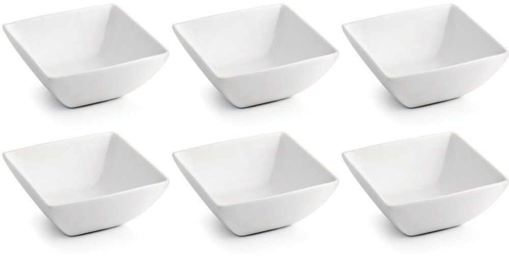 BonBistro Skåle Yong Squito 18 x 18 cm - Hvid - 6 stk.