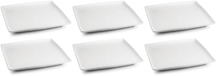 BonBistro Petitfour Tallerkener Yong Squito 10 x 10 cm - Hvid - 6 stk.