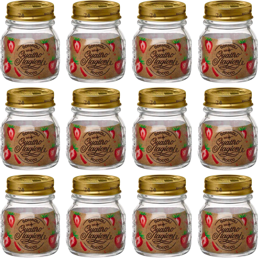 Bormioli Rocco Weckpotter Quattro Stagioni - ø 8,5 cm / 250 ml - 12 stk.