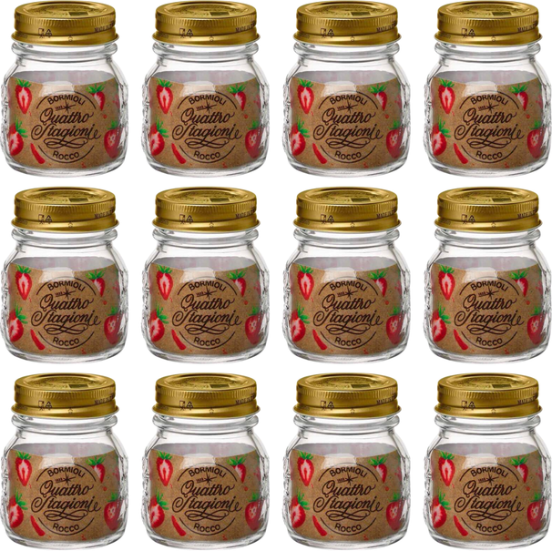 Bormioli Rocco Weckpotter Quattro Stagioni - ø 8,5 cm / 250 ml - 12 stk.