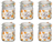 Bormioli Rocco Weckpot Fido - 10 x 10 cm / 750 ml - firkantet - 6 stk.