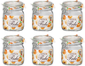 Bormioli Rocco Weckpot Fido - 10 x 10 cm / 750 ml - firkantet - 6 stk.