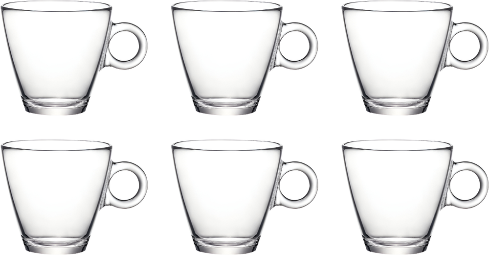 Bormioli Rocco Cappuccino glas Easy Bar 220 ml - 6 styk