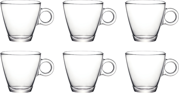 Bormioli Rocco Cappuccino glas Easy Bar 220 ml - 6 styk