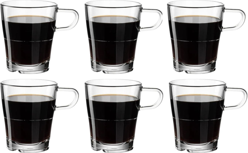 Leonardo Koffieglazen Senso - Stapelbar - 250 ml - 6 styk