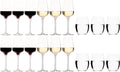 Chef & Sommelier Wijnglazenset Sublym (Røde vinglas & Hvide vinglas & Vandglas) - 18 dele sæt - 6 røde vinglas, 6 hvide vinglas og 6 vandglas