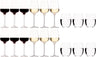 Chef & Sommelier Wijnglazenset Sublym (Røde vinglas & Hvide vinglas & Vandglas) - 18 dele sæt - 6 røde vinglas, 6 hvide vinglas og 6 vandglas