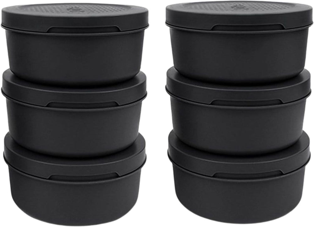 ZiiPa Pizzadeeg boks - ø 16 cm / 250 gram - Sort - 6 stk.