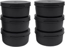 ZiiPa Pizzadeeg boks - ø 16 cm / 250 gram - Sort - 6 stk.