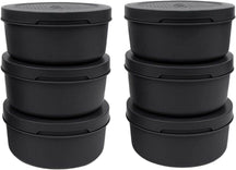 ZiiPa Pizzadeeg boks - ø 16 cm / 250 gram - Sort - 6 stk.