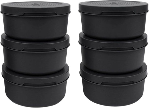 ZiiPa Pizzadeeg boks - ø 16 cm / 250 gram - Sort - 6 stk.