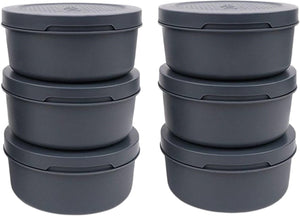 ZiiPa Pizzadeeg boks - ø 16 cm / 250 gram - Skifer - 6 stykker