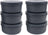 ZiiPa Pizzadeeg boks - ø 16 cm / 250 gram - Skifer - 6 stykker