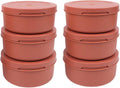 ZiiPa Pizzadeeg boks - ø 16 cm / 250 gram - Terracotta - 6 stykker