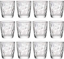 Bormioli Rocco Glazenset - Vandglas - Transparent - Diamond - 300 ml - 12 stk.