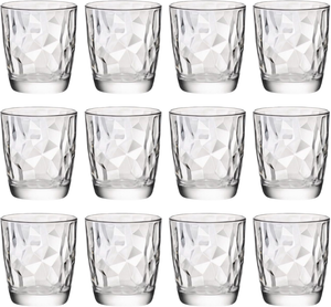 Bormioli Rocco Glazenset - Vandglas - Transparent - Diamond - 300 ml - 12 stk.