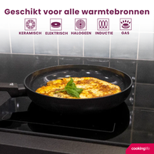 Cookinglife Stegepande Black Cera - ø 28 cm - PFAS fri