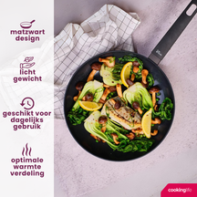 Cookinglife Stegepande Black Cera - ø 28 cm - PFAS fri