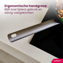 Cookinglife Wokpan ProForge ø 28 cm - egnet til alle varmekilder - keramisk non-stick belægning