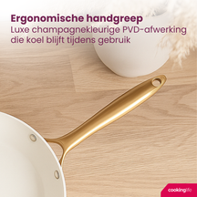 Cookinglife Stegepande sæt Style - ø 24+ 28 cm - Grøn - PFAS fri