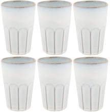 Cosy & Trendy Latte Macchiato Bekers Bistro Vintage White 450 ml - 6 stuks