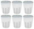Cosy & Trendy Cappuccino Bekers Bistro Vintage White 290 ml - 6 stuks