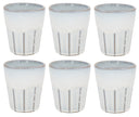 Cosy & Trendy Cappuccino Bekers Bistro Vintage White 290 ml - 6 stuks