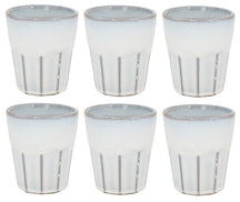 Cosy & Trendy Cappuccino Bekers Bistro Vintage White 290 ml - 6 stuks