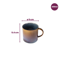Cosy & Trendy Mok Quintana Blue - 450 ml - 4 Stuks