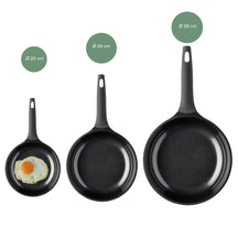 Sola Stegepande Sæt Ceramic Deluxe 3-Delt - ø 20, 24 og 28 cm - keramisk non-stick belægning