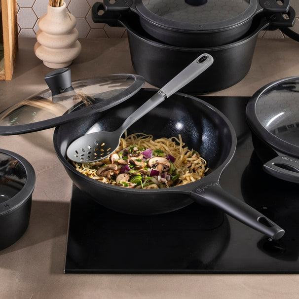 Sola Wokpande med låg Ceramic Deluxe ø 30 cm - keramisk non-stick belægning