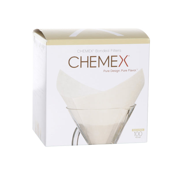 Chemex Kaffe Filtre / Papirfiltre FS-100 Square - Forfoldet - 100 Styk