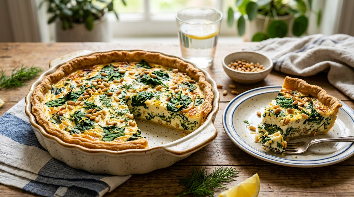 Frisk, cremet og overraskende let. Dette er quiche, som du vil huske den.