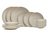 Cookinglife Serviesset Coastal Lines Ocean Beige 18-delig / 6 personer - 6 middagstallerkener, 6 morgenmadstallerkener og 6 dybe tallerkener