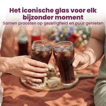 Coca Cola Glaser - Longdrinkglas - Sodavandglas - Classic - 370 ml - 4 Styk