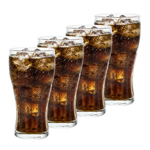 Coca Cola Glaser - Longdrinkglas - Sodavandglas - Classic - 370 ml - 4 Styk