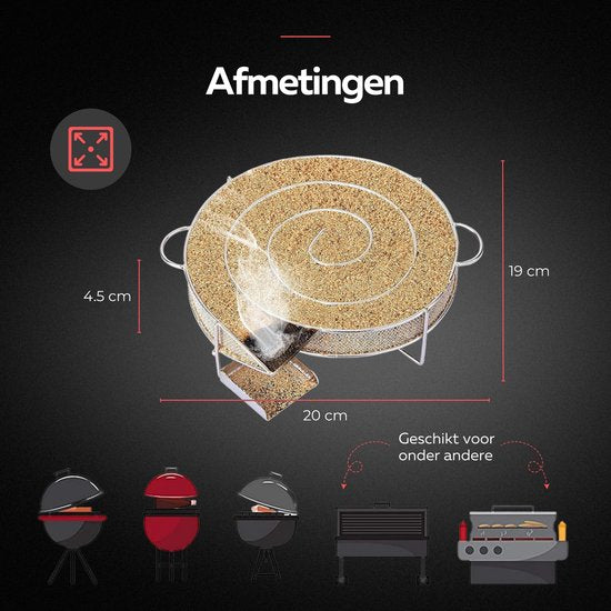 GrillX BBQ Cold Smoke Set - Kold Røgning