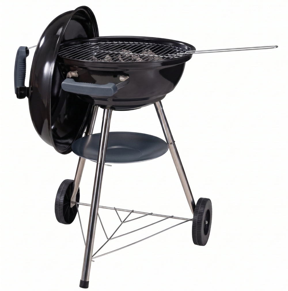 Cookinglife Kogel BBQ med hjul Fire & Flavour - Kul - 45 cm - Sort