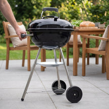 Cookinglife Kogel BBQ med hjul Fire & Flavour - Kul - 45 cm - Sort