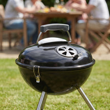 Cookinglife Kogel BBQ med poten - Tafel BBQ - Fire & Flavour - Houtskool - 39 cm - Compact - Zwart