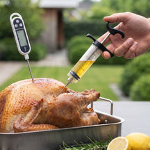 Cookinglife BBQ Pitmaster Set - 8-Delt - Komplet grillset til kød & grøntsager