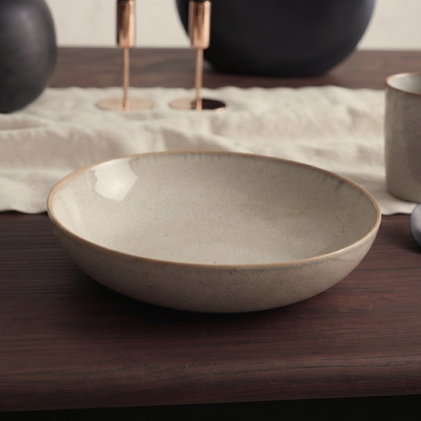 Cookinglife Dybe Tallerkener / Pastatallerkener Linen Beige ø 18 cm – 6 stk.
