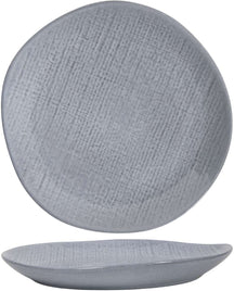 Cookinglife Dinerborde Linen Grå ø 27 cm – 6 stk.