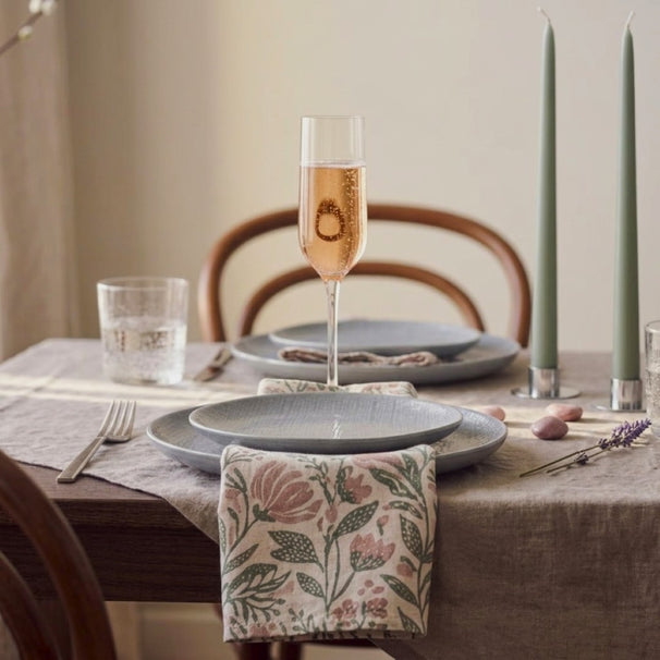Cookinglife Dinerborde Linen Grå ø 27 cm – 6 stk.