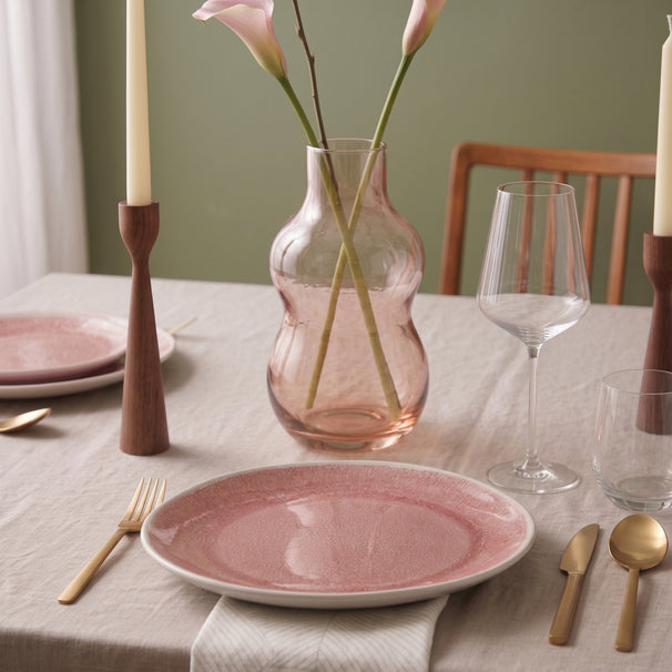 Cookinglife Dinerborde Nola Pink ø 27 cm – 6 stk.