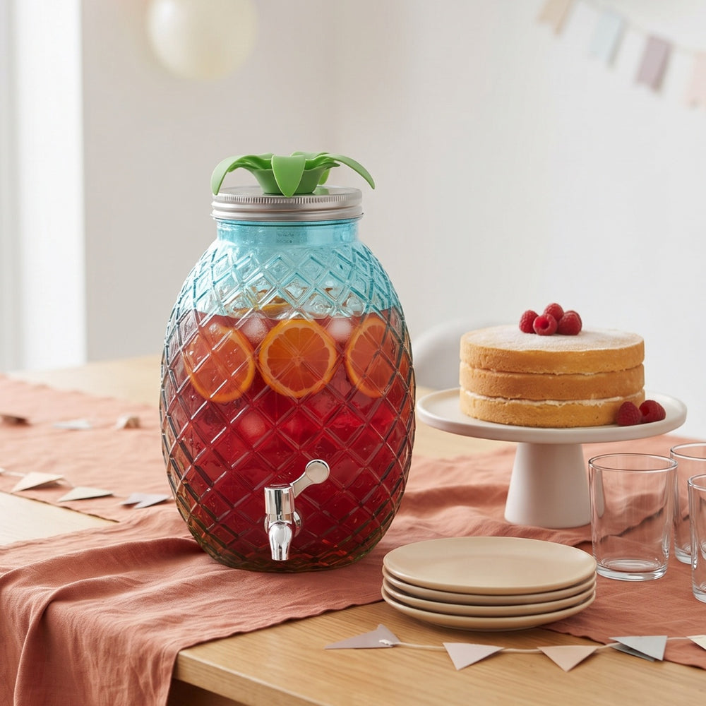 Cookinglife Drankdispenser Ananas - Grøn 4.5 Liter