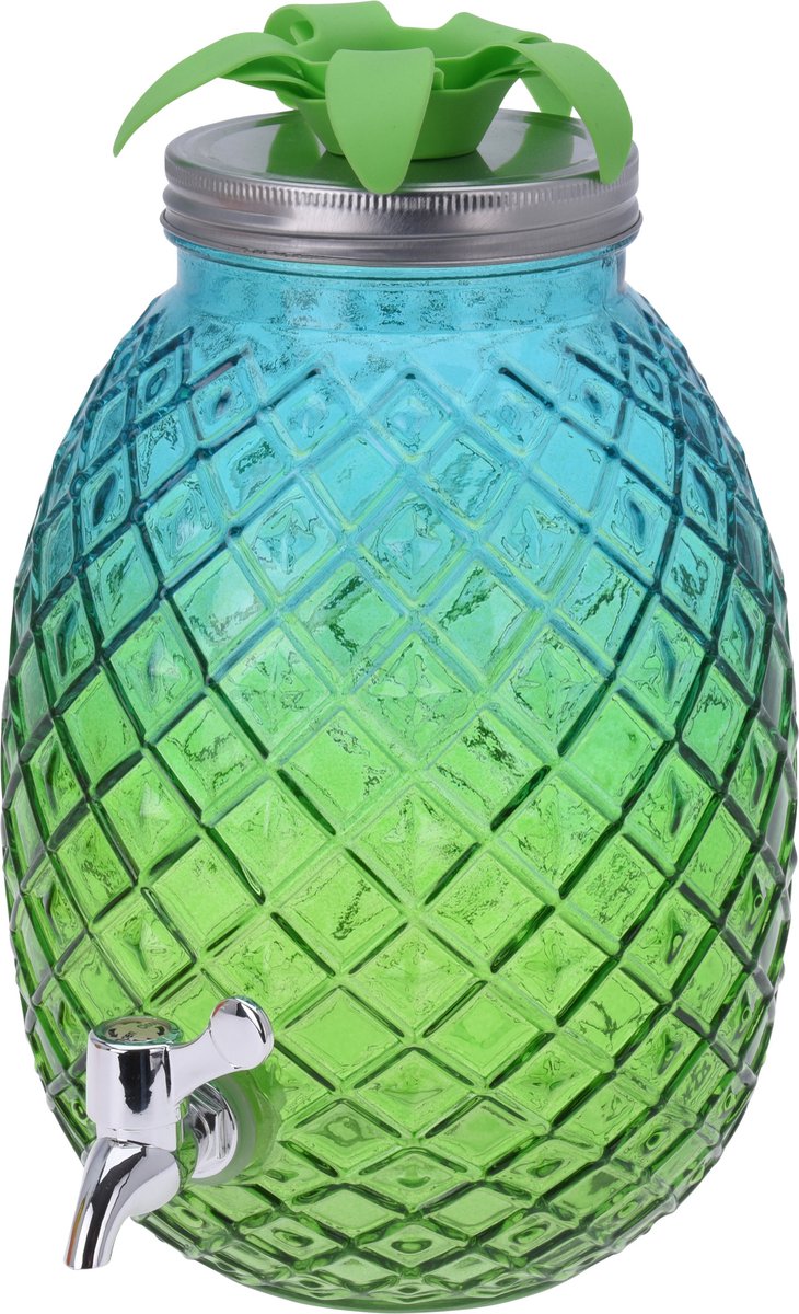 Cookinglife Drankdispenser Ananas - Grøn 4.5 Liter