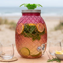 Cookinglife Drankdispenser Ananas - Rød 4.5 Liter