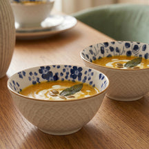 Cookinglife Suppeskåle / Skåle Fleuris ø 16 cm - 6 stk.